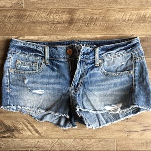 American Eagle Cutoff Short Denim Shorts